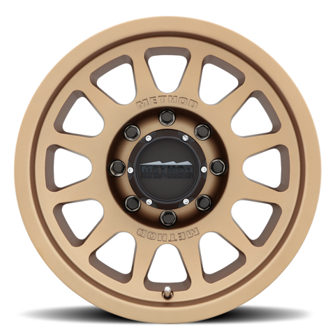 Method MR703 17x8.5 0mm Offset 8x6.5 130.81mm CB Method Bronze Wheel - MR70378580900