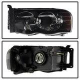 xTune Dodge Ram 1500 02-05 Amber Crystal Headlights HD-JH-DR02-AM-BSM - 9030352
