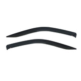 Westin 1999-2016 Ford Super Duty Wade Slim Wind Deflector 2pc - Smoke - 72-37456