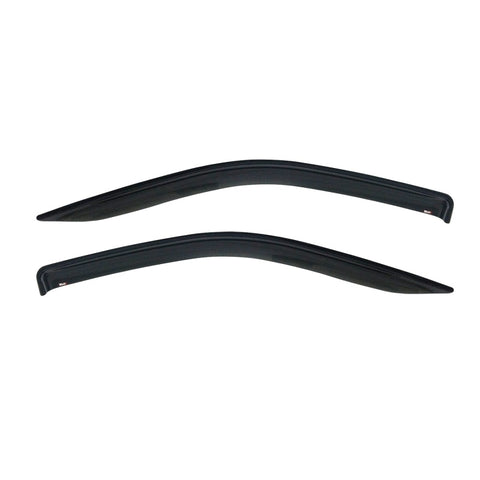 Westin 1996-2007 Dodge/Chrysler/Plymouth Town & Country/Caravan Wade Slim Wind Deflector 2pc - Smoke - 72-35466