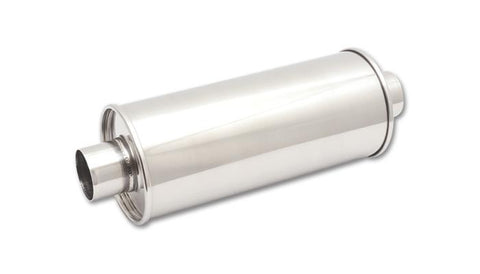 Vibrant StreetPower Round Muff 5in x 9in x 14in long body 2.5in in I.D. x 2.5in out Center-Center - 1118