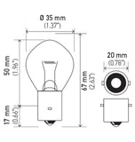 Hella Bulb 635 12V 35W Ba20S B11 F2 (MOQ 10) - 635