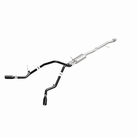 MagnaFlow SYS Cat-Back 3.5in Black Dual Split Rear Tips 14-15 Chevy Silverado/GMC Sierra 4.3L-5.3L - 15360