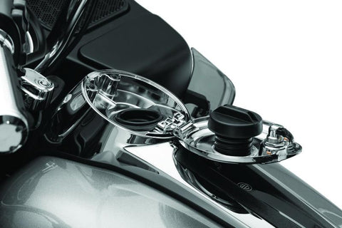 Kuryakyn Easy Fill Fuel Door Chrome - 6998