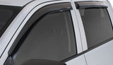 Stampede 2009-2018 Dodge Ram 1500 Extended Cab Pickup Tape-Onz Sidewind Deflector 4pc - Smoke - 6251-2