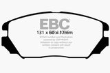 EBC 08-09 Hyundai Azera 3.3 Ultimax2 Front Brake Pads - UD1125
