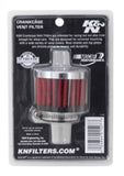 K&N 1in Flange ID x 2in OD x 1.5 inch H Rubber Base Crankcase Vent Filter - 62-1370