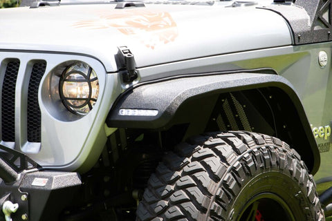 Fishbone Offroad 2018+ Jeep Wrangler JL Rear Fenders Elite Aluminum - FB33195R