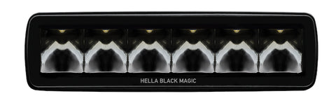 Hella Universal Black Magic 6 L.E.D. Mini Light Bar - Spot Beam - 358176211
