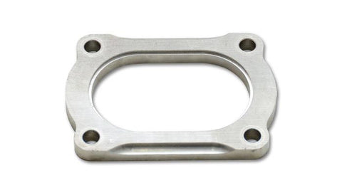Vibrant T304 SS 4 Bolt Flange for 3in O.D. Oval tubing - 13175S