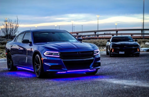 Oracle 15-21 Dodge Charger RGB+W DRL Headlight DRL Kit - ColorSHIFT w/ BC1 Controller - 1443-335