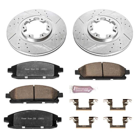 Power Stop 97-03 Infiniti QX4 Front Z36 Truck & Tow Brake Kit - K2279-36