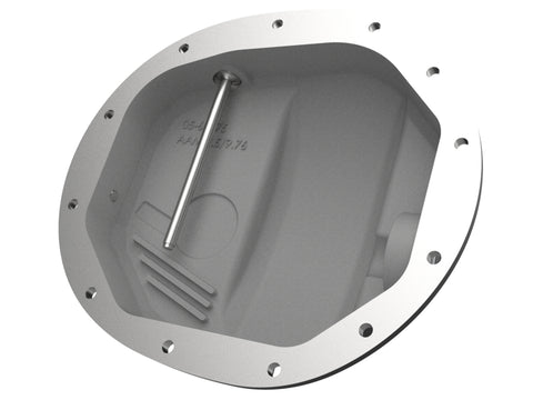 aFe Pro Series AAM 9.5/9.76 Rear Diff Cover Black w/Mach Fins & Oil 14-19 GM Silverado/Sierra 1500 - 46-71121B