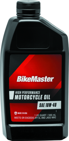 BikeMaster 10W40 Performance Oil - Quart - 532310