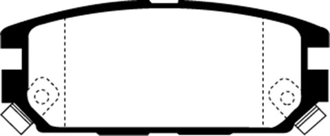 EBC 91-93 Dodge Stealth 3.0 4WD Greenstuff Rear Brake Pads - DP2987