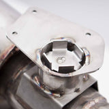 Stainless Works 2016+ Chevy Camaro SS 3in Redline Factory Connect Axle Back w/Valve & 4in Quad Tips - CA16RVMKSFCR