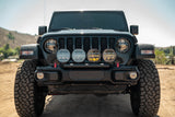 DV8 Offroad 2018-2025 Wrangler JL Push Bar for Mopar Rubicon Steel Bumper - LBJL-13