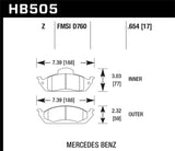 Hawk Performance Ceramic Street Brake Pads - HB505Z.654