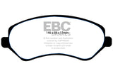 EBC 04-07 Chrysler Town & Country 3.3 Rear Drums Yellowstuff Front Brake Pads - DP41612R