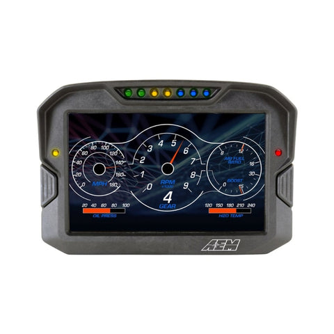 AEM CD-7 Non Logging Race Dash Carbon Fiber Digital Display (CAN Input Only) - 30-5700