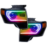 Oracle Ford F-150/Raptor 09-14 Perimeter Halo Kit - ColorSHIFT w/ 2.0 Controller - 2203-333