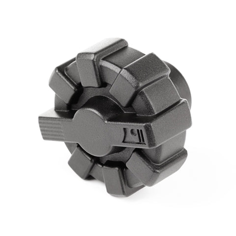 Rugged Ridge 01-19 Jeep Wrangler TJ/LJ/JK/JL Black Elite Aluminum Fuel Cap - 11229.10