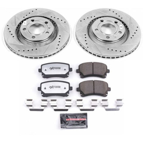 Power Stop 04-09 Audi S4 Rear Z26 Street Warrior Brake Kit - K4564-26