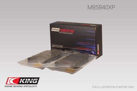 King Chrysler 300 Srt8 (Size 0.26) pMaxBlack Coated Main Bearing Set - MB5840XP.026