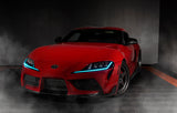Oracle 20-21 Toyota Supra GR RGB+A Headlight DRL Kit - ColorSHIFT w/ BC1 Controller - 1400-335