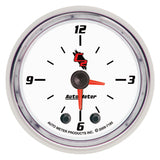 Autometer C2 2-1/6in 12 Hour Analog Clock Gauge - 7185