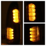 xTune Ford Superduty F250-F650 03-07 Amber LED Mirror Signal Lens - Smoke ACC-LED-FDSD99-MR-SM - 9924729