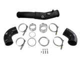 aFe 2020 Toyota Supra 3.0L 3in Black Intercooler Tube - Hot - 46-20398-B