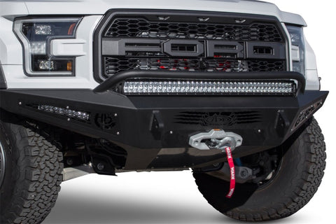 Addictive Desert Designs 17-18 Ford F-150 Raptor HoneyBadger Front Bumper w/ Winch Mount - F117382860103
