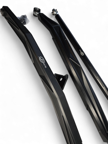 Elektric Offroad 2024+ Can Am Maverick R Volt Billet Radius Rods Anodized Black - AMFBM0001-B