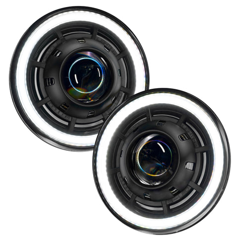 Oracle Oculus 7in Bi-LED Projector Headlights for Jeep Wrangler JK - 6000K - 5876-001