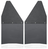 Husky Liners GM 99-16 Silverado/Sierra 12in W Black Top SS Weight Kick Back Front Mud Flaps - 17100