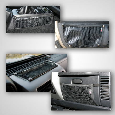 Rugged Ridge Interior Mesh Storage Kit 97-06 Jeep Wrangler - 12495.11