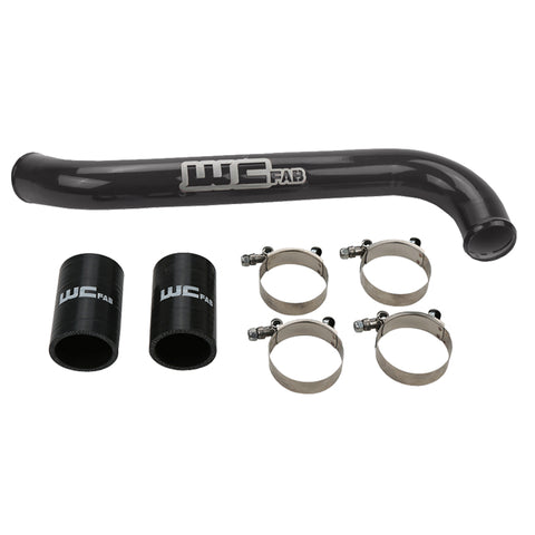 Wehrli 17-19 Chevrolet 6.6L L5P Duramax Upper Coolant Pipe - Bengal Silver - WCF100742-BS