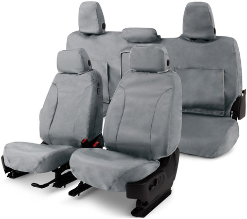 Covercraft 07-13 Toyota Tundra Waterproof Polyester SeatSaver Custom Second Row Seat Covers - Grey - SS8377WFGY