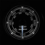 Autometer Chrono 2-1/16in 120-280 Degree Temperature Gauge - 8154