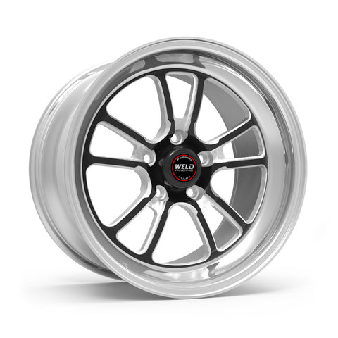Weld S70 17x5 / 5x120mm BP / 2.2in. BS Black Wheel (High Pad) - Non-Beadlock - 70HB7050N22A