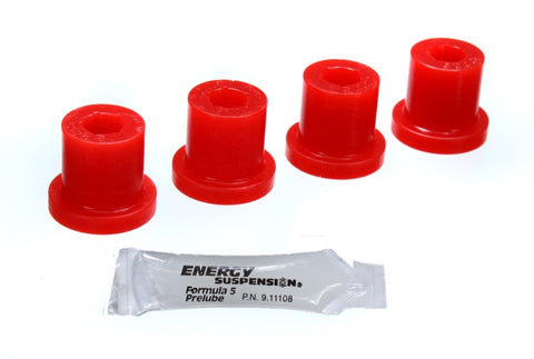 Energy Suspension Aftermarket Shackle Set - Red - 2.2118R
