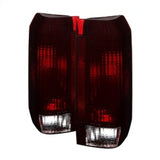 xTune Ford Bronco F150 F250 F350 F450 92-96 OE Style Tail Lights Red Smoked ALT-JH-FB92-OE-RSM - 9030567