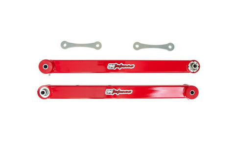 UMI Performance 78-96 GM B-Body Boxed Extended Length Lower Control Arms w/Poly Bushings - Red - 3622-R