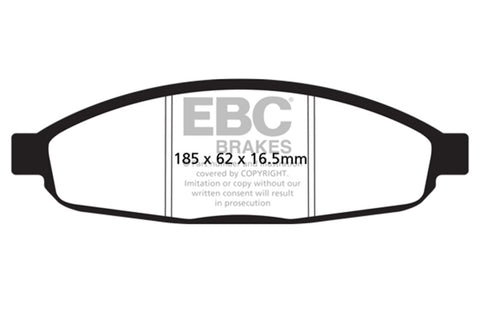 EBC 05-07 Chrysler Pacifica 3.5 Ultimax2 Front Brake Pads - UD997