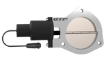 QTP 4in Bolt-On QTEC Electric Cutout Valve w/Flange - Single - QTEC40F