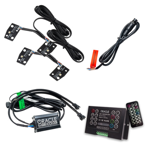 Oracle 2021 Ford Bronco DRL Upgrade w/ Halo Kit - ColorSHIFT w/ 2.0 Controller - 1468-333