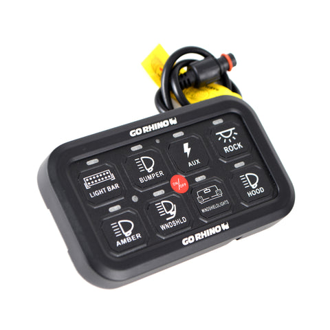 Go Rhino Xplor 8 Channel Switch Controller - Blk - 758CHSCW