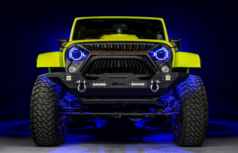 ORACLE Lighting 0718 Jeep Wrangler JK Oculus 7in ColorSHIFT Bi-LED Projector Headlights - 5876-333