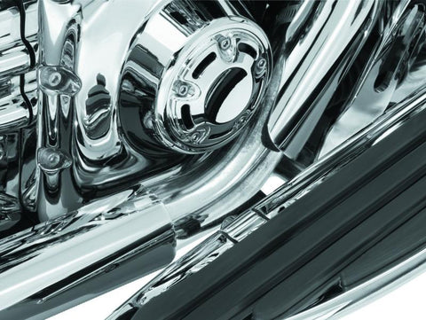 Kuryakyn Bridge The Gap Heat Shield 93-08 Touring Models Chrome - 9196